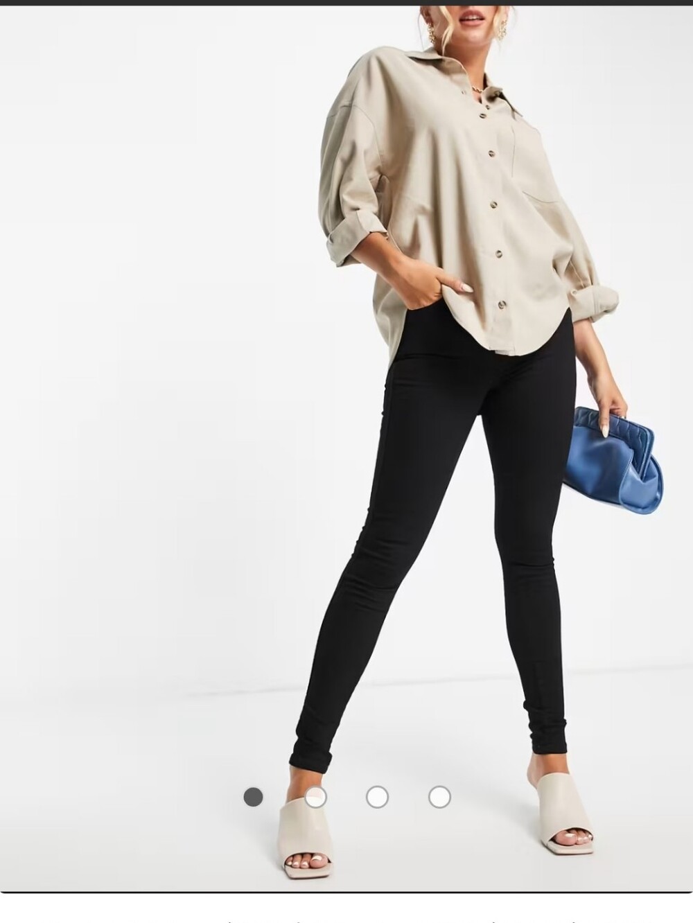 Dr Denim Lexy mid rise second skin super skinny jeans